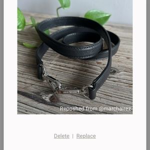 Black Michael Kors leather strap